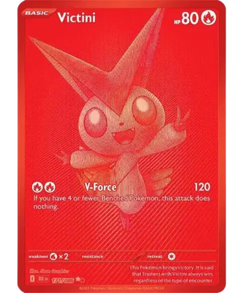 Scarlet & Violet - Black Bolt 171/086 - Victini [Black White Rare]