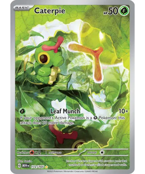 Scarlet & Violet 151 172/165 - Caterpie [Illustration Rare]