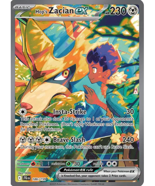 Scarlet & Violet - Journey Together 186/159 - Hop's Zacian ex [Special Illustration Rare]
