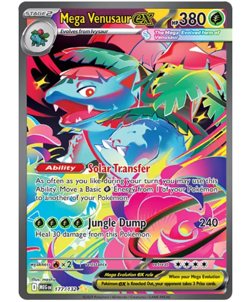 Mega Evolution Base 177/132 - Mega Venusaur ex [Special Illustration Rare]