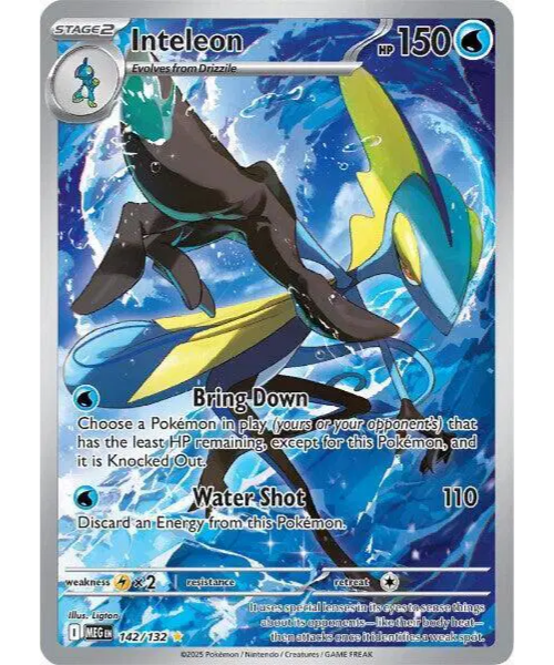 Mega Evolution Base 142/132 - Inteleon [Illustration Rare]