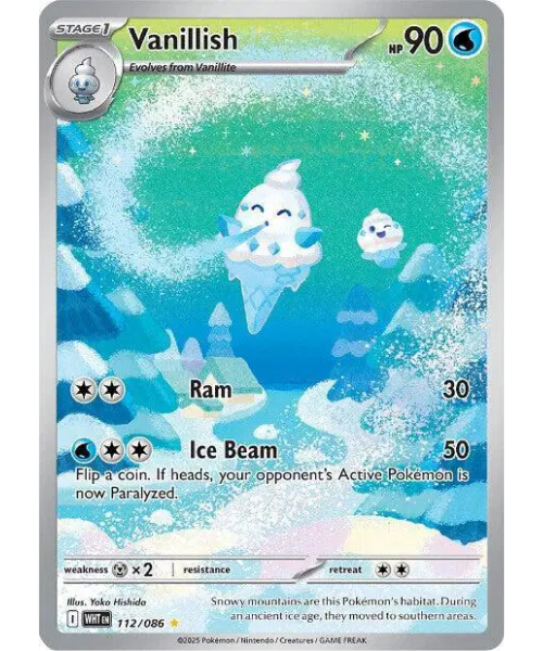 Scarlet & Violet White Flare 112/086 - Vanillish [Illustration Rare]