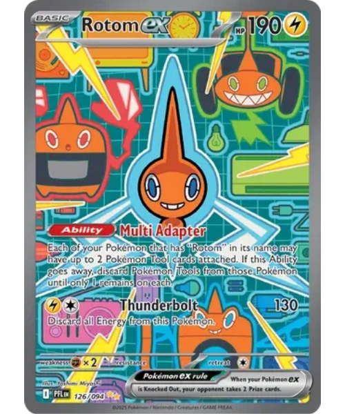Mega Evolution - Phantasmal Flames 126/094- Rotom ex [Special Illustration Rare]