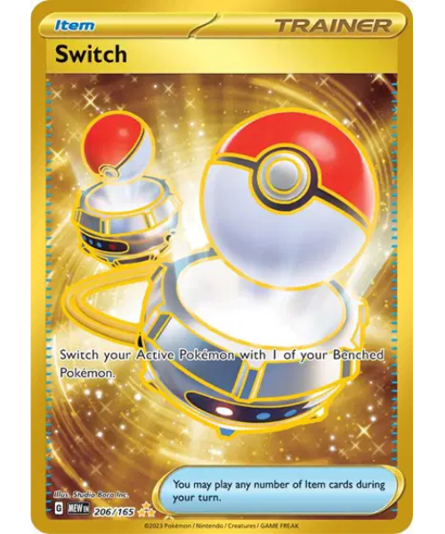 Scarlet & Violet 151 206/165 - Switch [Hyper Rare]