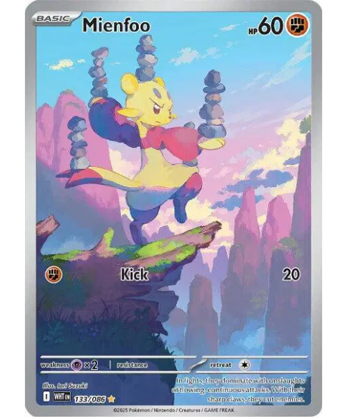 Scarlet & Violet White Flare 133/086 - Mienfoo [Illustration Rare]