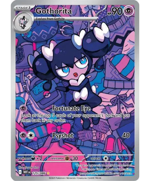 Scarlet & Violet White Flare 125/086 - Gothorita [Illustration Rare]