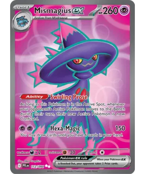 Mega Evolution - Phantasmal Flames 112/094- Mismagius ex [Ultra Rare]