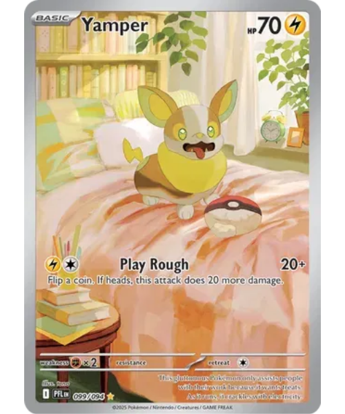 Mega Evolution - Phantasmal Flames 099/094- Yamper [Illustration Rare]