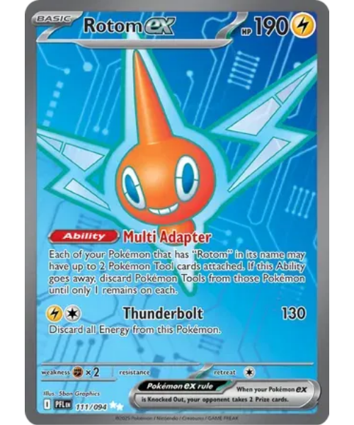 Mega Evolution - Phantasmal Flames 111/094- Rotom ex [Ultra Rare]