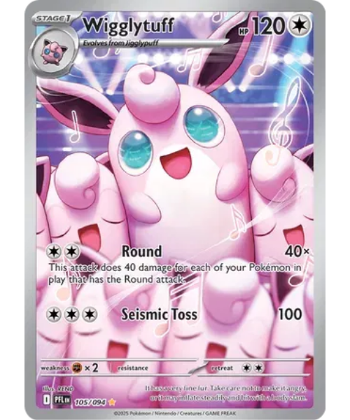 Mega Evolution - Phantasmal Flames 105/094- Wigglytuff [Illustration Rare]