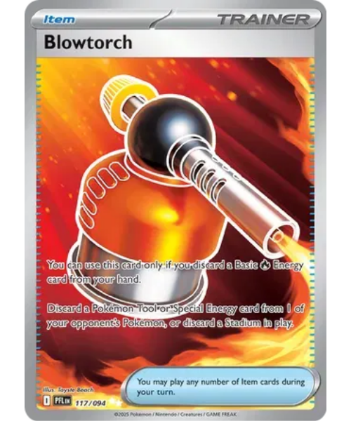 Mega Evolution - Phantasmal Flames 117/094- Blowtorch [Ultra Rare]
