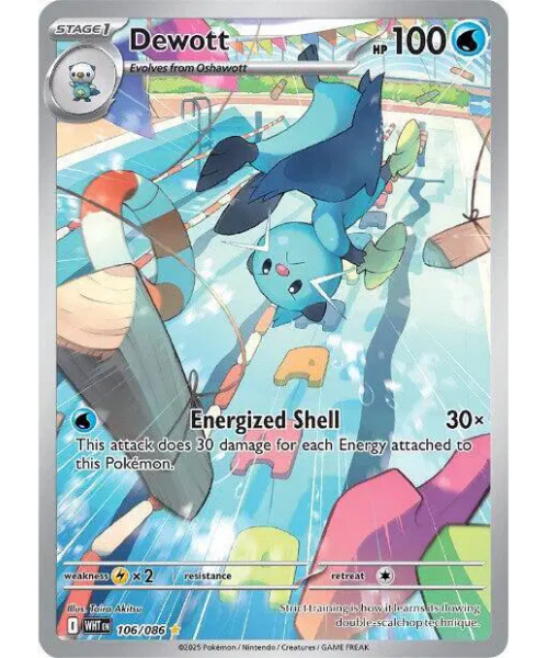 Scarlet & Violet White Flare 106/086 - Dewott [Illustration Rare]