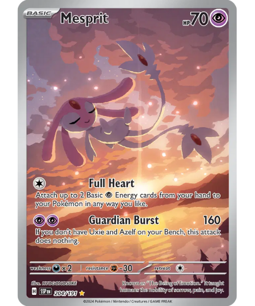 Scarlet & Violet Surging Sparks 204/191 - Mesprit [Illustration Rare]