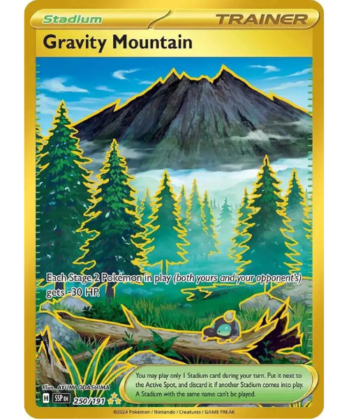 Scarlet & Violet Surging Sparks 250/191 - Gravity Mountain [Hyper Rare]