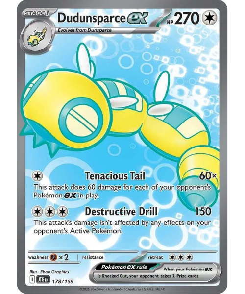 Scarlet & Violet - Journey Together 178/159 - Dudunsparce ex [Ultra Rare]