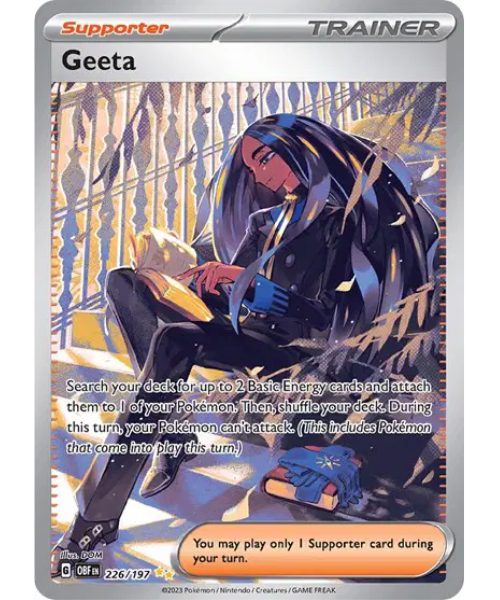 Scarlet & Violet Obsidian Flames 226/197 - Geeta [Special Illustration Rare]