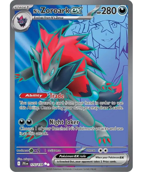 Scarlet & Violet - Journey Together 175/159 - N's Zoroark ex [Ultra Rare]