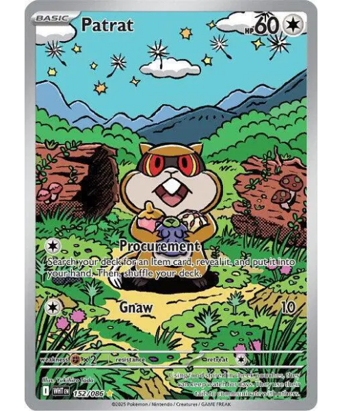 Scarlet & Violet White Flare 152/086 - Patrat [Illustration Rare]