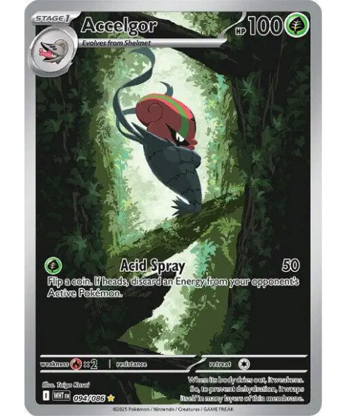Scarlet & Violet White Flare 094/086 - Accelgor [Illustration Rare]