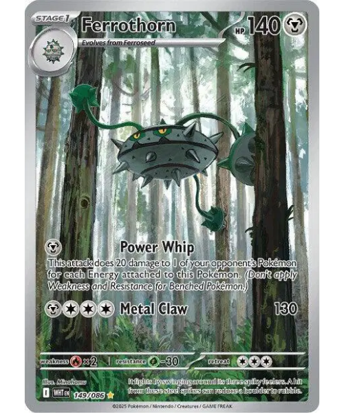 Scarlet & Violet White Flare 149/086 - Ferrothorn [Illustration Rare]