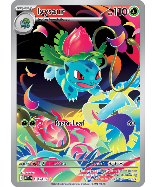 Mega Evolution Base 134/132 - Ivysaur [Illustration Rare]