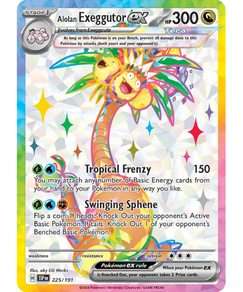 Scarlet & Violet Surging Sparks 225/191 - Alolan Exeggutor ex [Ultra Rare]