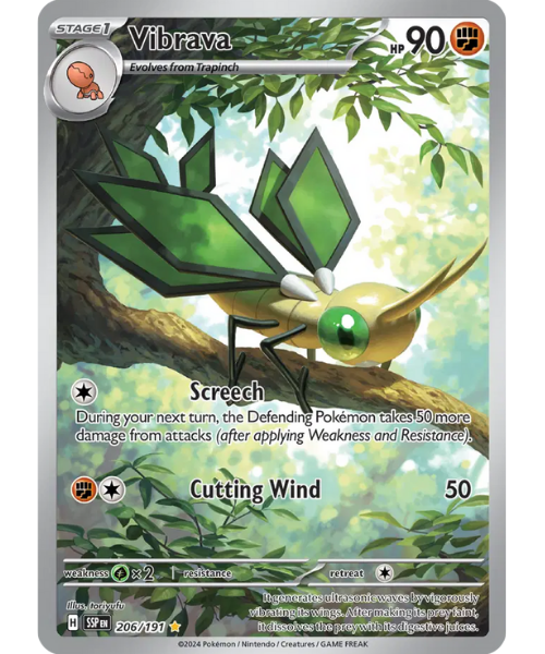 Scarlet & Violet Surging Sparks 206/191 - Vibrava [Illustration Rare]
