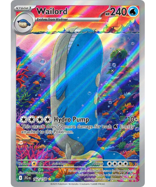 Scarlet & Violet - Journey Together 162/159 - Wailord [Illustration Rare]