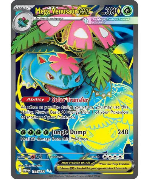 Mega Evolution Base 155/132 - Mega Venusaur ex [Ultra Rare]