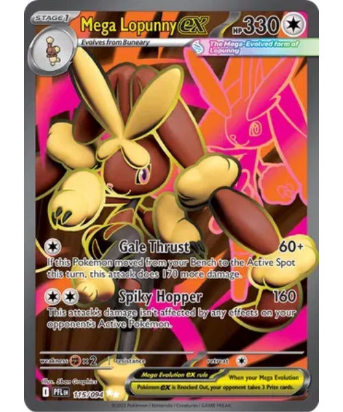 Mega Evolution - Phantasmal Flames 115/094- Mega Lopunny ex [Ultra Rare]