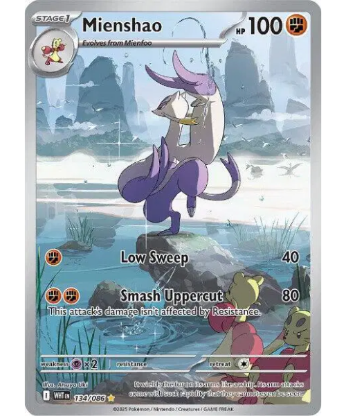 Scarlet & Violet White Flare 134/086 - Mienshao [Illustration Rare]