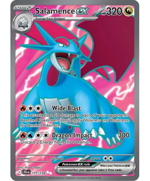 Scarlet & Violet - Journey Together 177/159 - Salamence ex [Ultra Rare]