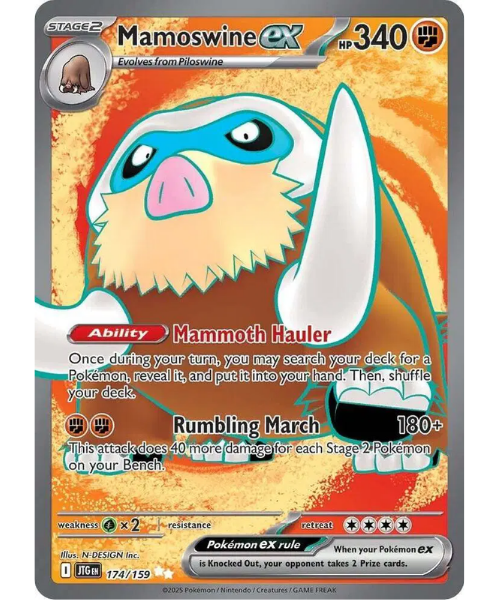 Scarlet & Violet - Journey Together 174/159 - Mamoswine ex [Ultra Rare]