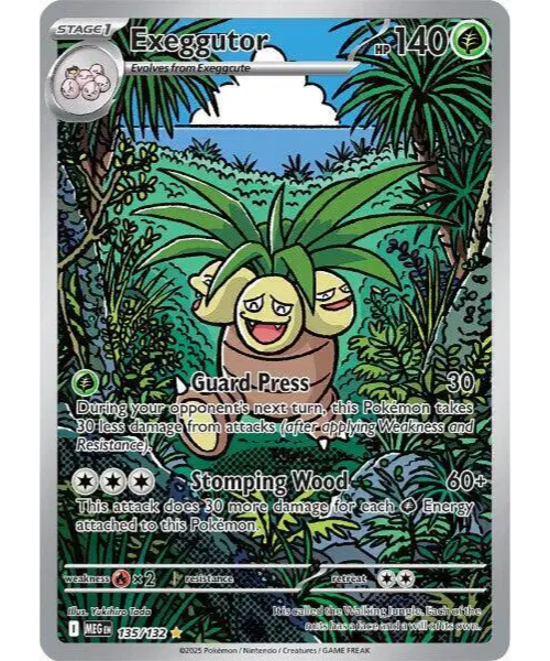 Mega Evolution Base 135/132 - Exeggutor [Illustration Rare]