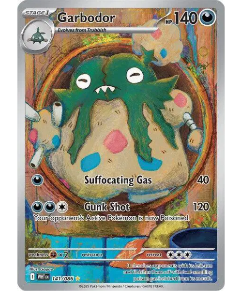Scarlet & Violet White Flare 141/086 - Garbodor [Illustration Rare]