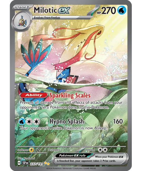 Scarlet & Violet Surging Sparks 237/191 - Milotic ex [Special Illustration Rare]