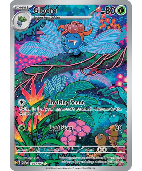 Scarlet & Violet Obsidian Flames 198/197 - Gloom [Illustration Rare]