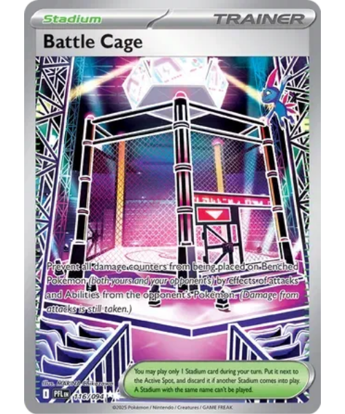 Mega Evolution - Phantasmal Flames 116/094- Battle Cage [Ultra Rare]