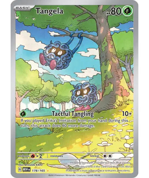 Scarlet & Violet 151 178/165- Tangela [Illustration Rare]