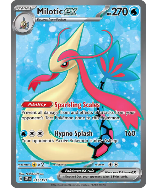 Scarlet & Violet Surging Sparks 217/191 - Milotic ex [Ultra Rare]