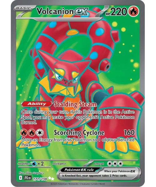 Scarlet & Violet - Journey Together 171/159 - Volcanion ex [Ultra Rare]