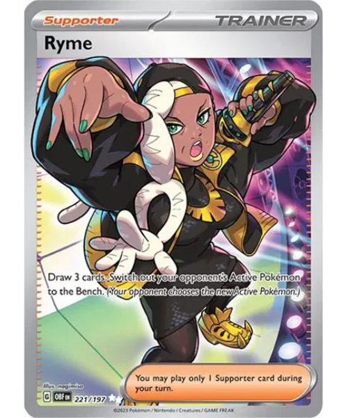 Scarlet & Violet Obsidian Flames 221/197 - Ryme [Ultra Rare]