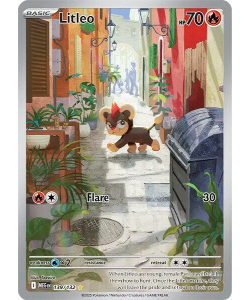 Mega Evolution Base 139/132 - Litleo [Illustration Rare]
