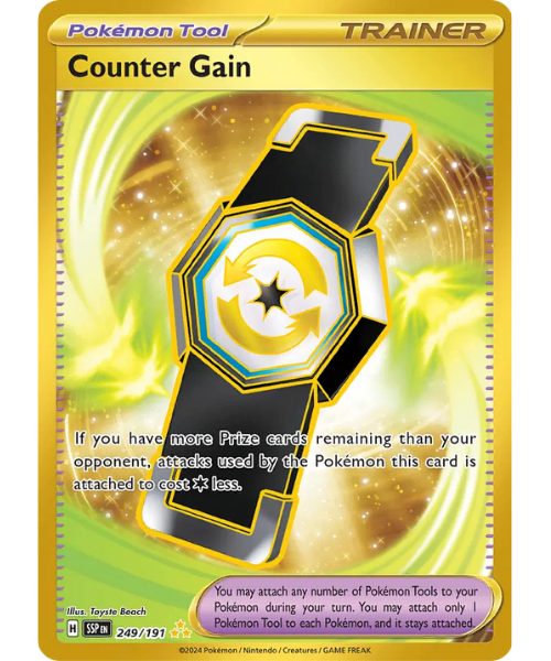 Scarlet & Violet Surging Sparks 249/191 - Counter Gain [Hyper Rare]