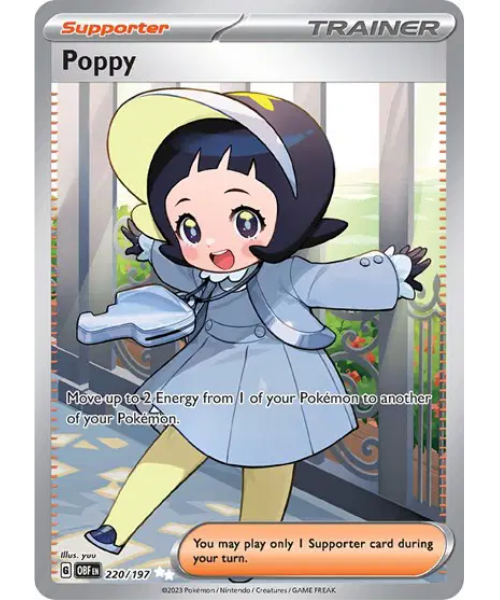 Scarlet & Violet Obsidian Flames 220/197 - Poppy [Ultra Rare]