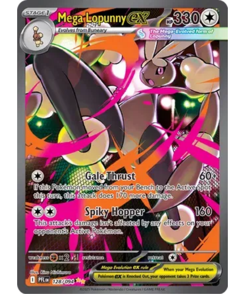 Mega Evolution - Phantasmal Flames 128/094- Mega Lopunny ex [Special Illustration Rare]