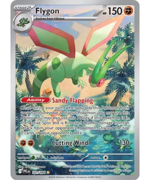 Mega Evolution - Phantasmal Flames 101/094- Flygon [Illustration Rare]