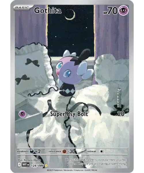 Scarlet & Violet White Flare 124/086 - Gothita [Illustration Rare]