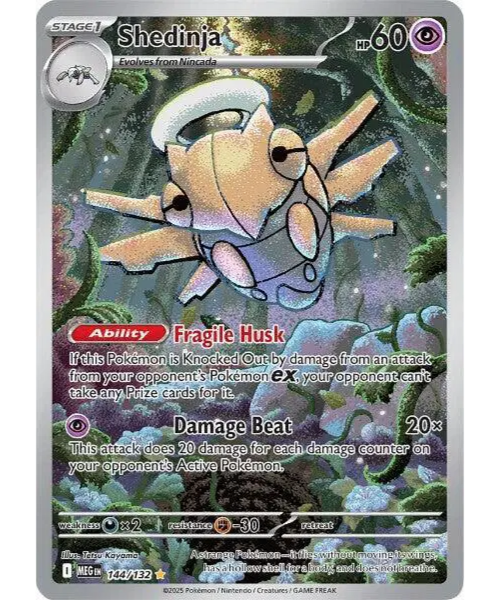 Mega Evolution Base 144/132 - Shedinja [Illustration Rare]