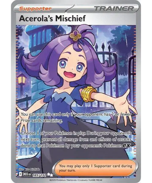 Mega Evolution Base 165/132 - Acerola's Mischief [Ultra Rare]